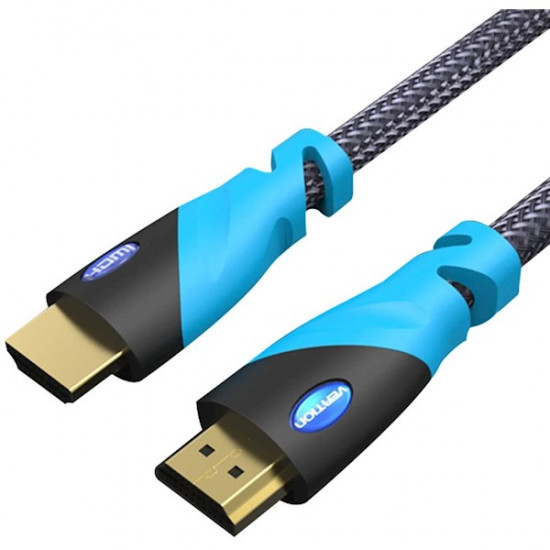VAA-C01-B300 Nylon Braided HDMI Cable 3M Black კომპიუტერული ტექნიკა მოდელი: VAA-C01-B300 ძირითადი მახასიათებლებისადენის ტიპი: ვიდეო შემავალი პორტი: HDMI Male გამომავალი პორტი: HDMI Male მონაცემთა გადაცემის სიჩქარე: 10. VAA-C01-B300 Nylon Braided HDMI Cable 3M Black