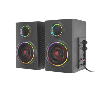 დინამიკი 2.0-Genesis Helium 300BT ARGB Bluetooth Speaker 24W Black