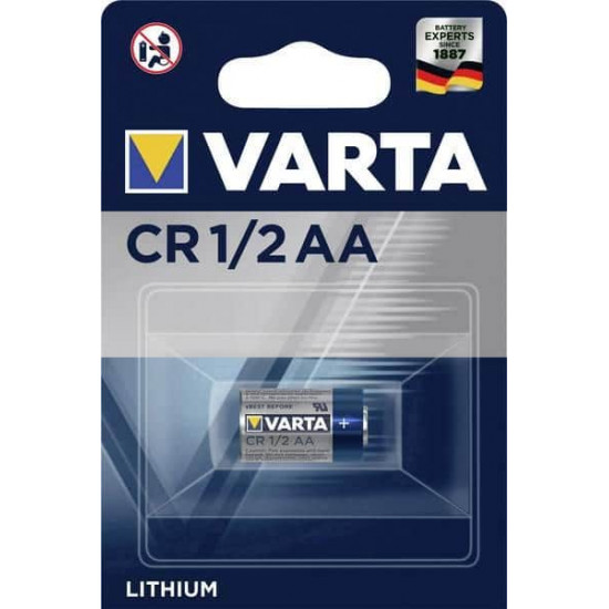 ელემენტი Varta Lithium CR1-2AA 3V 1 ც ელექტრო აქსესუარები, წვრილი ტექნიკა Varta ელემენტები - ეს არის ენერგიის ოპტიმალური წყარო ნებისმიერი მოწყობილობისთვის, განკუთნილია ყოველდღიური გამოყენებისთვის - სათამაშოები, დისტანციური მართვის პულტები, ციფრული კამერები და სხვა მოწყობილობები. ელემენტი Varta Lithium CR1-2AA 3V 1 ც