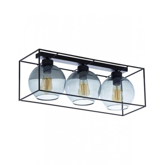 ჭაღი Lighting Sion 4030 3x E27 max 60W ელექტრო აქსესუარები, წვრილი ტექნიკა ტექნიკური მახასიათებლები: • მწარმოებელი: TK Lighting • დაცვის კლასი: IP20 • სიმძლავრე: 60 W • ნათურების რაოდენობა: 3 • ცოკოლის ტიპი: E27 ფიზიკური პარამეტრები: • სიმაღლე: 245 მმ • სიღრმე: 200 მმ • სიგანე: 600 მმ • მასალა: მინ ჭაღი Lighting Sion 4030 3x E27 max 60W