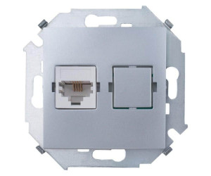 როზეტი ტელეფონის Simon 1591480-033 15 RJ-11 ალუმინი