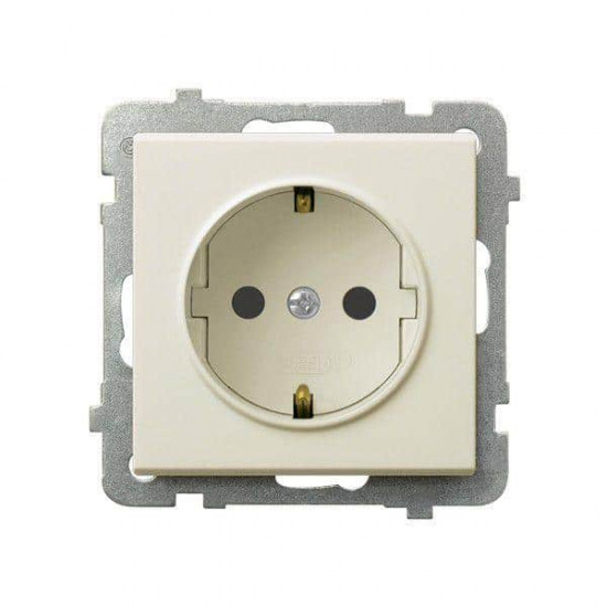 როზეტი დამიწებით Ospel GP-1RS-m-27 1 განყოფილებიანი ელექტრო აქსესუარები, წვრილი ტექნიკა Ospel არის პოლონური კომპანია, რომელიც 60 წელზე მეტხანს აწარმოებს ელექტროსამონტაჟო მოწყობილობებს. როზეტი დამიწებით Ospel GP-1RS-m-27 1 განყოფილებიანი