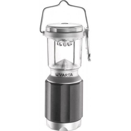 ფანარი VARTA Camping Lantern XS LED 4xAA (16664101111) ელექტრო აქსესუარები, წვრილი ტექნიკა ტექნიკური მახასიათებლები: • მწარმოებელი: VARTA • განათების ორი რეჟიმი: 100% და ენერგიის დაზოგვის რეჟიმი • სინათლის ტიპი: ცივი • სამუშაო დრო: 15 საათამდე ფიზიკური პარამეტრები: • Led-ების რაოდენობა: 8 • ბატარეი ფანარი VARTA Camping Lantern XS LED 4xAA (16664101111)