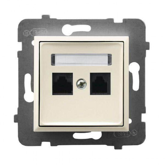 როზეტი კომპიუტერის CAT 5E GPK-2U-K-m-27 2 განყოფილებიანი ელექტრო აქსესუარები, წვრილი ტექნიკა Ospel არის პოლონური კომპანია, რომელიც 60 წელზე მეტხანს აწარმოებს ელექტროსამონტაჟო მოწყობილობებს. როზეტი კომპიუტერის CAT 5E GPK-2U-K-m-27 2 განყოფილებიანი