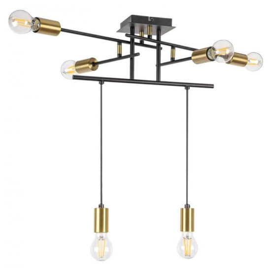 ჭაღი Lanny 2116 E27 6x MAX 40W ელექტრო აქსესუარები, წვრილი ტექნიკა Rabalux-ის პროდუქცია გამოირჩევა საიმედოობით და ოპტიმალური ფასებით. ჭაღი Lanny 2116 E27 6x MAX 40W