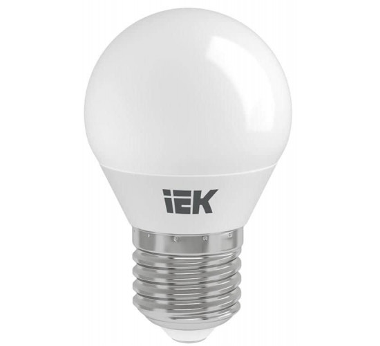 შუქდიოდური ნათურა IEK LLE-G45-5-230-30-E27 3000K 5W E27 ელექტრო აქსესუარები, წვრილი ტექნიკა IEK არის ერთ-ერთი წამყვანი კომპანია ელექტროტექნიკის და სინათლის წყაროს წარმოებაში. შუქდიოდური ნათურა IEK LLE-G45-5-230-30-E27 3000K 5W E27