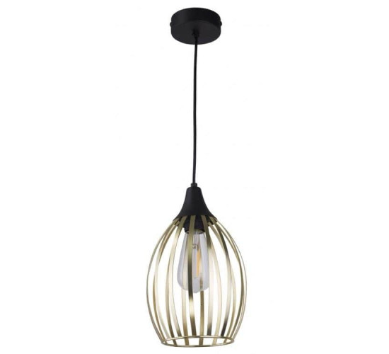 საკიდი Lighting LIZA gold 2816 1хE27 60W ელექტრო აქსესუარები, წვრილი ტექნიკა ტექნიკური მახასიათებლები: • მწარმოებელი: TK Lighting • კოლექცია: Liza Gold • ნათურების რაოდენობა: 1 • ცოკოლის ტიპი: E27 • დაცვის ტიპი: IP20 • ნათურის სიმძლავრე: 60W ფიზიკური პარამეტრები: • დიამეტრი: 18 სმ • სიმაღლე: 105 სმ საკიდი Lighting LIZA gold 2816 1хE27 60W