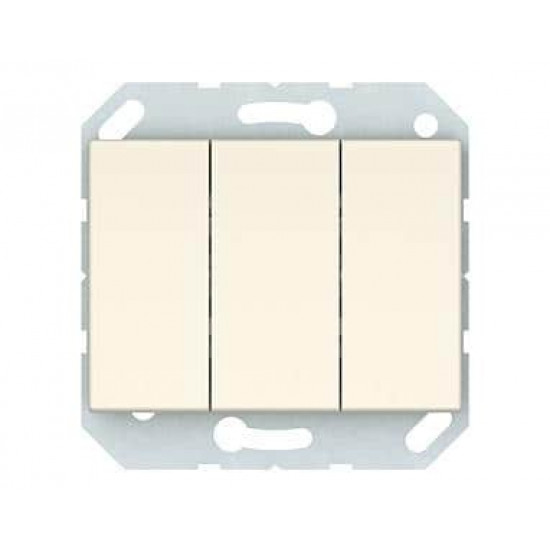 გადამრთველი ჩარჩოს გარეშე Vilma P510-030-02 iv 3 კლავიშიანი ელექტრო აქსესუარები, წვრილი ტექნიკა Vilma არის ლიტვური კომპანია, რომელიც აწარმოებს პროდუქციას ელექტრო და ტელესაკომუნიკაციო ქსელის პროფესიონალური ინსტალაციისთვის. გადამრთველი ჩარჩოს გარეშე Vilma P510-030-02 iv 3 კლავიშიანი