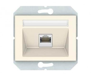 როზეტი ჩარჩოს გარეშე RJ45 Vilma KLRJ45-15e2-02 iv 1 განყოფილებიანი