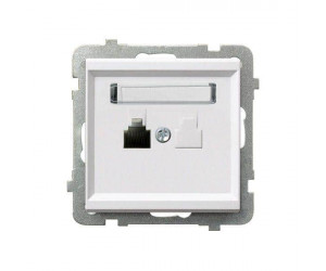 როზეტი ტელეფონის Ospel GPT-1R-m-00 1 განყოფილებიანი