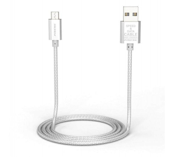 USB კაბელი PN-306 Speed & Data Charging Cable USB 2.0 micro USB 2 მ