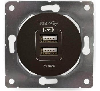 USB როზეტი DPM Soul SEU1028B 2 განყოფილებიანი