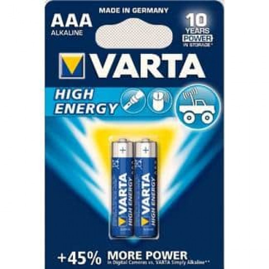ელემენტი VARTA High Energy AAA Alkaline 2 ც ელექტრო აქსესუარები, წვრილი ტექნიკა body{margin:0;padding:8px;overflow:auto;width:100%;height:100%;} p{line-height:1. ელემენტი VARTA High Energy AAA Alkaline 2 ც