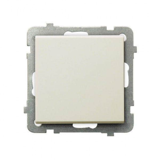 გადამრთველი Ospel1R-m-27 1 კლავიშიანი ელექტრო აქსესუარები, წვრილი ტექნიკა Ospel არის პოლონური კომპანია, რომელიც 60 წელზე მეტხანს აწარმოებს ელექტროსამონტაჟო მოწყობილობებს. გადამრთველი Ospel1R-m-27 1 კლავიშიანი