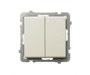 გადამრთველი Ospel2R-m-27 2 კლავიშიანი