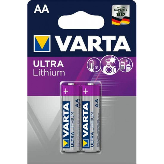 ელემენტი Varta Lithium AA 2 ც ელექტრო აქსესუარები, წვრილი ტექნიკა Varta ელემენტები - ეს არის ენერგიის ოპტიმალური წყარო ნებისმიერი მოწყობილობისთვის, განკუთნილია ყოველდღიური გამოყენებისთვის - სათამაშოები, დისტანციური მართვის პულტები, ციფრული კამერები და სხვა მოწყობილობები. ელემენტი Varta Lithium AA 2 ც