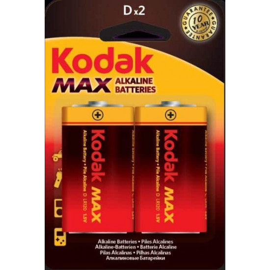ელემენტი Kodak Max 30952843 D Alkaline 2 ც ელექტრო აქსესუარები, წვრილი ტექნიკა ელემენტი Kodak Max 30952843 D Alkaline 2 ც ტექნიკური მახასიათებლები:• მწარმოებელი: Kodak• ტიპი: ელემენტი• ზომა: D• რაოდენობა: 2 დამატებითი მახასიათებლები:• ტექნოლოგია: Alkaline კომპლექტაცია:• ელემენტი Kodak Max 30952843 ელემენტი Kodak Max 30952843 D Alkaline 2 ც