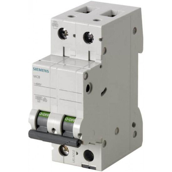 ავტომატური ამომრთველი Siemens 5SL6225-7 2P C25 ელექტრო აქსესუარები, წვრილი ტექნიკა ავტომატური ამომრთველი Siemens 5SL6225-7 2P C25 ეს ავტომატური ამომრთველი დაიცავს თქვენს ელექტრო ქსელს მოკლე ჩართვისგან და გადატვირთვისგან. ავტომატური ამომრთველი Siemens 5SL6225-7 2P C25