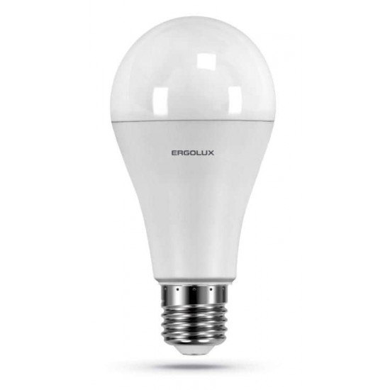 შუქდიოდური ნათურა Ergolux LED-A65-25W-E27-4K 4500K 25W E27 ელექტრო აქსესუარები, წვრილი ტექნიკა Ergolux-ის პროდუქცია გამოირჩევა არა მხოლოდ შესანიშნავი მახასიათებლებით და ხარისხით, არამედ ეფექტური დიზაინით. შუქდიოდური ნათურა Ergolux LED-A65-25W-E27-4K 4500K 25W E27