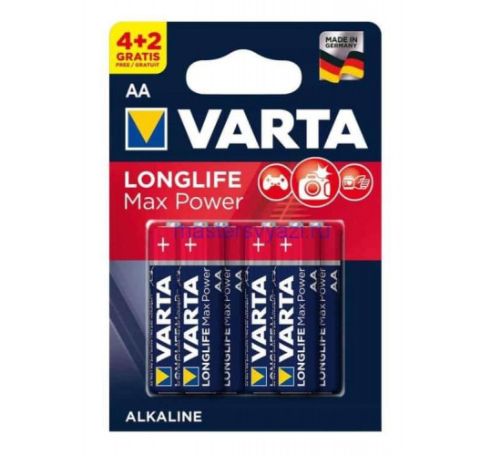 ელემენტი VARTA Longlife AA 6 ც.