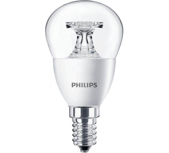 შუქდიოდური ნათურა Philips ND 5.5-40W E14 827 P45 CL 5.5W 2700K