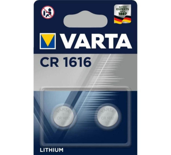 ელემენტი Varta Lithium CR1616 3V 2 ც