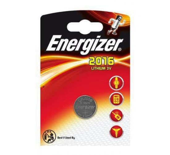 ელემენტი Energizer CR2016 3V Lithium 1 ც