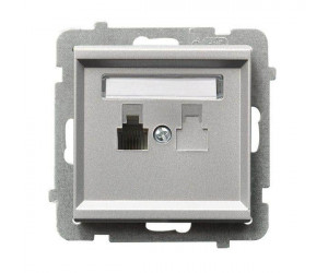 როზეტი ტელეფონის Ospel GPT-1R-m-38 1 განყოფილებიანი