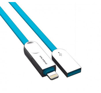 USB კაბელი Cable 2 in 1 USB 2.0 Lightning - MicroUSB 1 მ