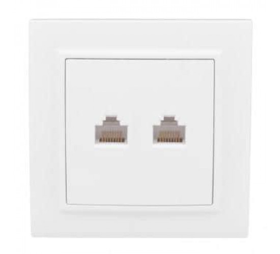 როზეტი კომპიუტერის და ტელეფონის ERK00-135-10 RJ45 2 განყოფილებიანი ელექტრო აქსესუარები, წვრილი ტექნიკა როზეტი კომპიუტერის და ტელეფონის EKF ERK00-135-10 RJ45 2 განყოფილებიანი თეთრი EKF სთავაზობს თავის მომხმარებლებს ელექტრომოწყობილობის სრულ სპექტრს, მას გააჩნია საკუთარი ლაბორატორია, სადაც ხდება პროდუ როზეტი კომპიუტერის და ტელეფონის ERK00-135-10 RJ45 2 განყოფილებიანი