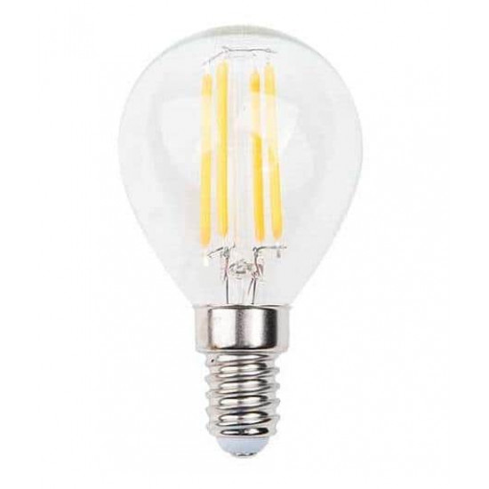შუქდიოდური ნათურა New Light G45-F-I-4W 3000K 4W E14 (1617-1-32) ელექტრო აქსესუარები, წვრილი ტექნიკა შუქდიოდური ნათურა New Light G45-F-I-4W 3000K 4W E14 (1617/1/32) ტექნიკური მახასიათებლები:• მწარმოებელი: New Light• სიმძლავრე: 4 W• ცოკოლი: E14 დამატებითი მახასიათებლები:• ფერების ტემპერატურა: 3000 K შუქდიოდური ნათურა New Light G45-F-I-4W 3000K 4W E14 (1617-1-32)