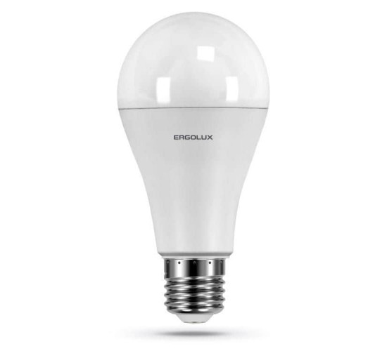 შუქდიოდური ნათურა Ergolux LED-A65-25W-E27-3K 3000K 25W E27 ელექტრო აქსესუარები, წვრილი ტექნიკა Ergolux-ის პროდუქცია გამოირჩევა არა მხოლოდ შესანიშნავი მახასიათებლებით და ხარისხით, არამედ ეფექტური დიზაინით. შუქდიოდური ნათურა Ergolux LED-A65-25W-E27-3K 3000K 25W E27