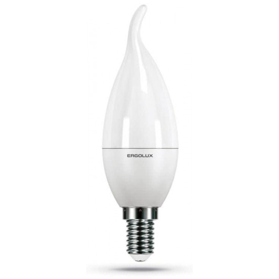 შუქდიოდური ნათურა Ergolux LED-CA35-7W-E14-6K ელექტრო აქსესუარები, წვრილი ტექნიკა Ergolux-ის პროდუქცია გამოირჩევა არა მხოლოდ შესანიშნავი მახასიათებლებით და ხარისხით, არამედ ეფექტური დიზაინით. შუქდიოდური ნათურა Ergolux LED-CA35-7W-E14-6K