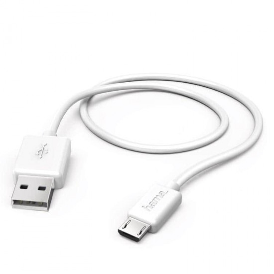 კაბელი Hama Micro USB 2.0 , 0.75მ 115916 ელექტრო აქსესუარები, წვრილი ტექნიკა კაბელი Hama Micro USB 2. კაბელი Hama Micro USB 2.0 , 0.75მ 115916