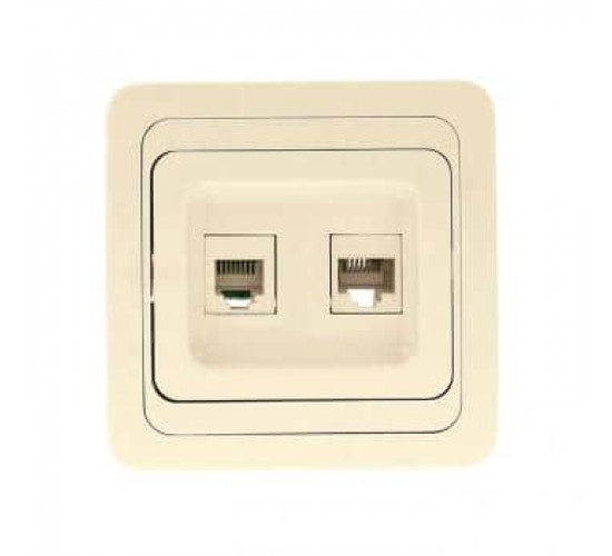 როზეტი EKF RJ-45 plusPhone ბეჟი ელექტრო აქსესუარები, წვრილი ტექნიკა EKF სთავაზობს თავის მომხმარებლებს ელექტრომოწყობილობის სრულ სპექტრს, მას გააჩნია საკუთარი ლაბორატორია, სადაც ხდება პროდუქციის ტესტირება. როზეტი EKF RJ-45 plusPhone ბეჟი