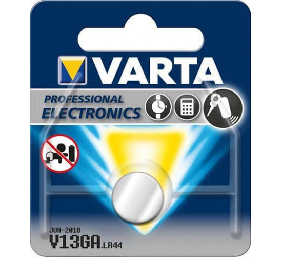 ელემენტი VARTA Alkaline V13GA 1.5V 1 ც ელექტრო აქსესუარები, წვრილი ტექნიკა ელემენტი VARTA Alkaline V13GA 1. ელემენტი VARTA Alkaline V13GA 1.5V 1 ც