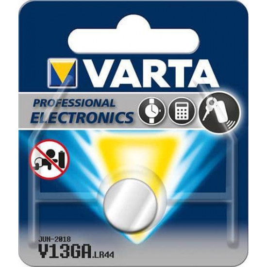 ელემენტი VARTA Alkaline V13GA 1.5V 1 ც ელექტრო აქსესუარები, წვრილი ტექნიკა ელემენტი VARTA Alkaline V13GA 1. ელემენტი VARTA Alkaline V13GA 1.5V 1 ც