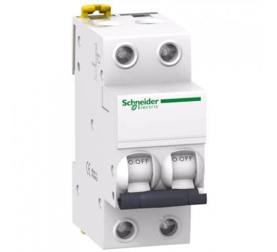 ავტომატური ამომრთველი Schneider Electric 6kA 10A 2P C A9K24210
