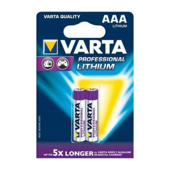 ელემენტი Varta Lithiunm AAA 2 ც ელექტრო აქსესუარები, წვრილი ტექნიკა Varta ელემენტები - ეს არის ენერგიის ოპტიმალური წყარო ნებისმიერი მოწყობილობისთვის, განკუთნილია ყოველდღიური გამოყენებისთვის - სათამაშოები, დისტანციური მართვის პულტები, ციფრული კამერები და სხვა მოწყობილობები. ელემენტი Varta Lithiunm AAA 2 ც
