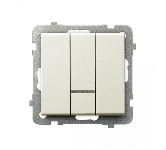 გადამრთველი განათებით Ospel13RS-m-27 3 კლავიშიანი