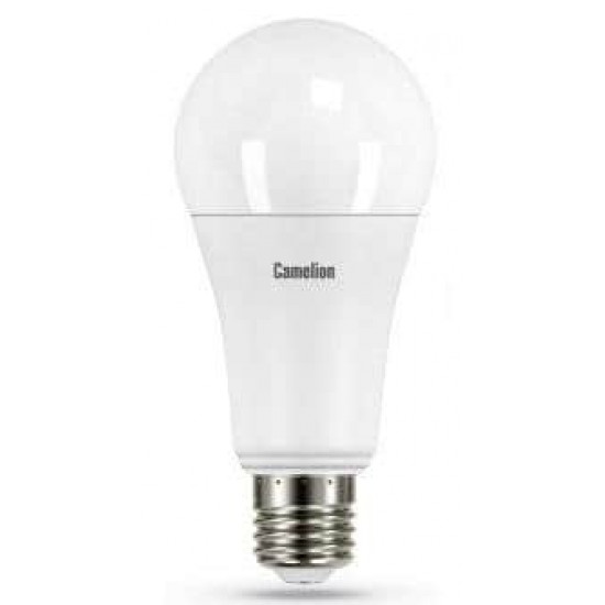 შუქდიოდური ნათურაLED20-A65-865-E27 6500K 20W E27 ელექტრო აქსესუარები, წვრილი ტექნიკა შუქდიოდური ნათურა Camelion LED20-A65/865/E27 6500K 20W E27 ეს არის ხარისხიანი ნათურა, რომელსაც გააჩნია დაბალი ენერგომოხმარება და 30000 საათიანი სამუშაო რესურსი. შუქდიოდური ნათურაLED20-A65-865-E27 6500K 20W E27