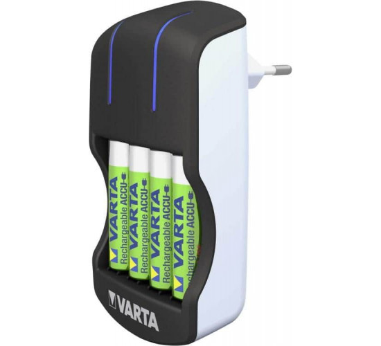 დამტენი მოწყობილობა VARTA Plug 4xAA 2100mAh