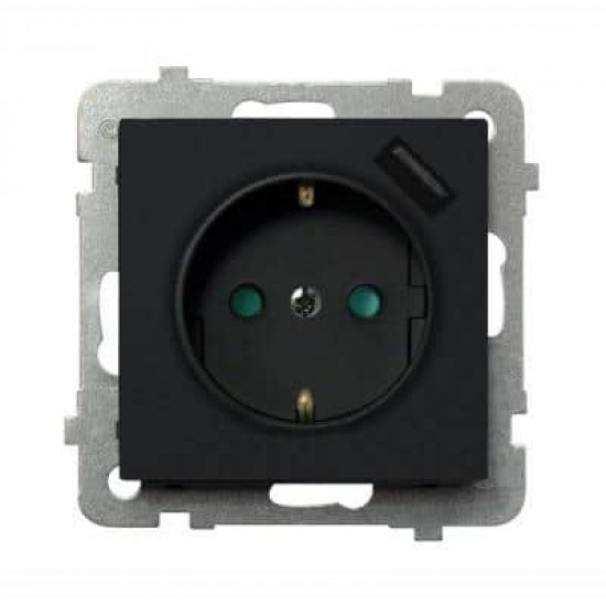 როზეტი დამიწებით GP-1RSPUSB-m-33 1 განყოფილებიანი plus USB ელექტრო აქსესუარები, წვრილი ტექნიკა Ospel არის პოლონური კომპანია, რომელიც 60 წელზე მეტხანს აწარმოებს ელექტროსამონტაჟო მოწყობილობებს. როზეტი დამიწებით GP-1RSPUSB-m-33 1 განყოფილებიანი plus USB