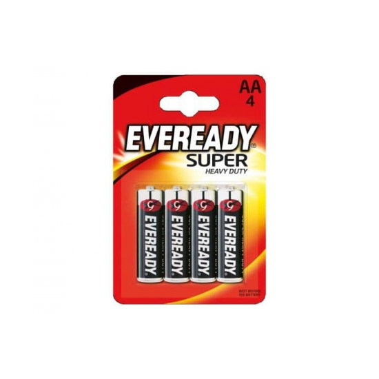 ელემენტი Everyday Super Heavy Duty AA 4 ც ელექტრო აქსესუარები, წვრილი ტექნიკა Everyday Super Heavy Duty გამოიყენება პულტებისთვის, კედლის საათებისთვის, სათამაშოებისთვის. ელემენტი Everyday Super Heavy Duty AA 4 ც