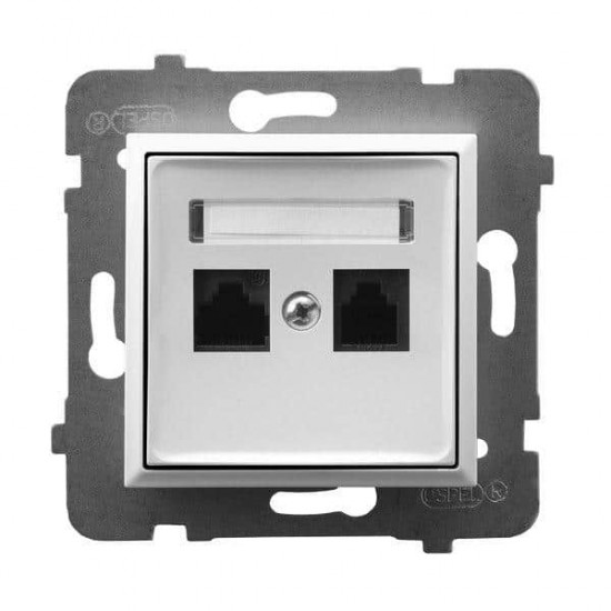 როზეტი კომპიუტერის CAT 5E GPK-2U-K-m-00 2 განყოფილებიანი ელექტრო აქსესუარები, წვრილი ტექნიკა Ospel არის პოლონური კომპანია, რომელიც 60 წელზე მეტხანს აწარმოებს ელექტროსამონტაჟო მოწყობილობებს. როზეტი კომპიუტერის CAT 5E GPK-2U-K-m-00 2 განყოფილებიანი