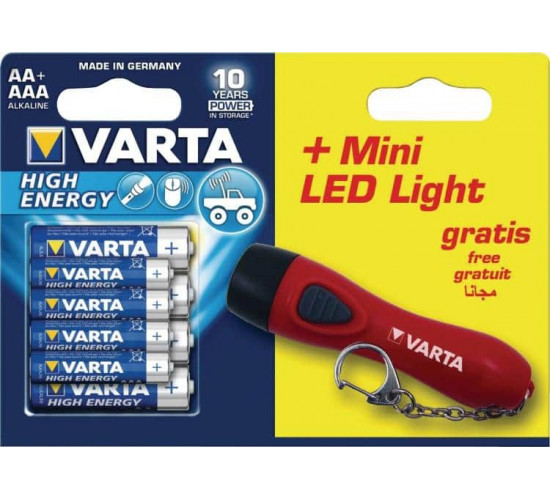 ელემენტი VARTA 4xAA-4xAAA plus LED ფარანი