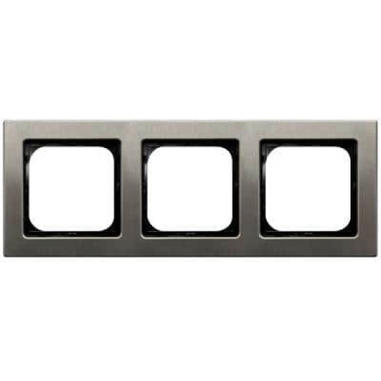 ჩარჩო Ospel Inox R-3RM-37 3 განყოფილებიანი ელექტრო აქსესუარები, წვრილი ტექნიკა Ospel არის პოლონური კომპანია, რომელიც 60 წელზე მეტხანს აწარმოებს ელექტროსამონტაჟო მოწყობილობებს. ჩარჩო Ospel Inox R-3RM-37 3 განყოფილებიანი