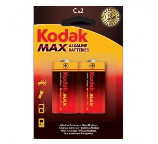 ელემენტი Kodak Max 30952836 C Alkaline 2 ც