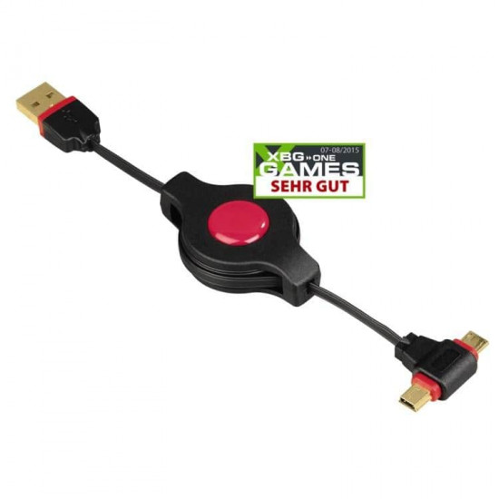 კაბელი Mini-Micro USB 2.0 , 0.75მ 54515 ელექტრო აქსესუარები, წვრილი ტექნიკა კაბელი Mini/Micro USB 2. კაბელი Mini-Micro USB 2.0 , 0.75მ 54515