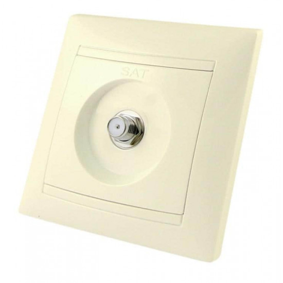 როზეტი ტელევიზორის TDM Lama SQ1815-0121 SAT (F) 1 განყოფილებიანი ელექტრო აქსესუარები, წვრილი ტექნიკა TDM Electric სთავაზობს თავის მომხმარებელს ხარისხიან, თანამედროვე და უსაფრთხო ელექტრომოწყობილობას. როზეტი ტელევიზორის TDM Lama SQ1815-0121 SAT (F) 1 განყოფილებიანი